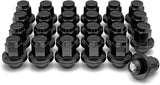 14x1.5 OEM Toyota / Lexus Style Mag Lug Nuts For Tacoma, Tundra, Land Cruiser, Sequoia, LX, GX Black Or Chrome Wheel Lugs With Attached Washer 14mm x 1.5