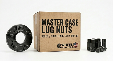 Black Spline 14x1.5 Lug Nuts With Security Key | Heavy Duty Lug Nut, Conical / Taper / Cone Seat , Set Of 40, 32, 24, 20, 16 Or Master Case Of 300 Wholesale Direct Lugs