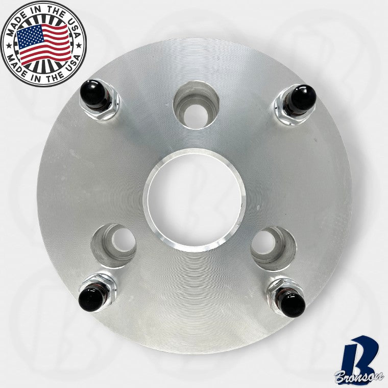 3x112 to 4x156 Wheel Adapters Smart Car Fortwo USA Made 3 to 4 lug conversion 19mm - 3 inch Spacers | 57.1mm Hub Bore | 12x1.5 Studs & Open End Lug Nuts Included