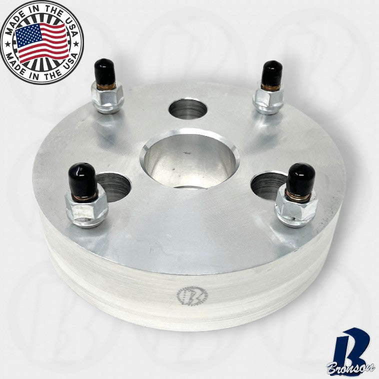 3x112 to 4x156 Wheel Adapters Smart Car Fortwo USA Made 3 to 4 lug conversion 19mm - 3 inch Spacers | 57.1mm Hub Bore | 12x1.5 Studs & Open End Lug Nuts Included