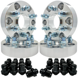 New 2024+ Toyota Tacoma & 2022+ Tundra 6x5.5 Wheel Spacers Hub Centric 95.1mm OEM Bore & Aftermarket 108mm Centering Lip 14x1.5 studs 6x139.7 Lug Nuts Included! USA Made & Lifetime Warranty! + 24 Free Lug Nuts!