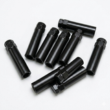 Black Spline 14x1.5 Lug Nuts With Security Key | Heavy Duty Lug Nut, Conical / Taper / Cone Seat , Set Of 40, 32, 24, 20, 16 Or Master Case Of 300 Wholesale Direct Lugs