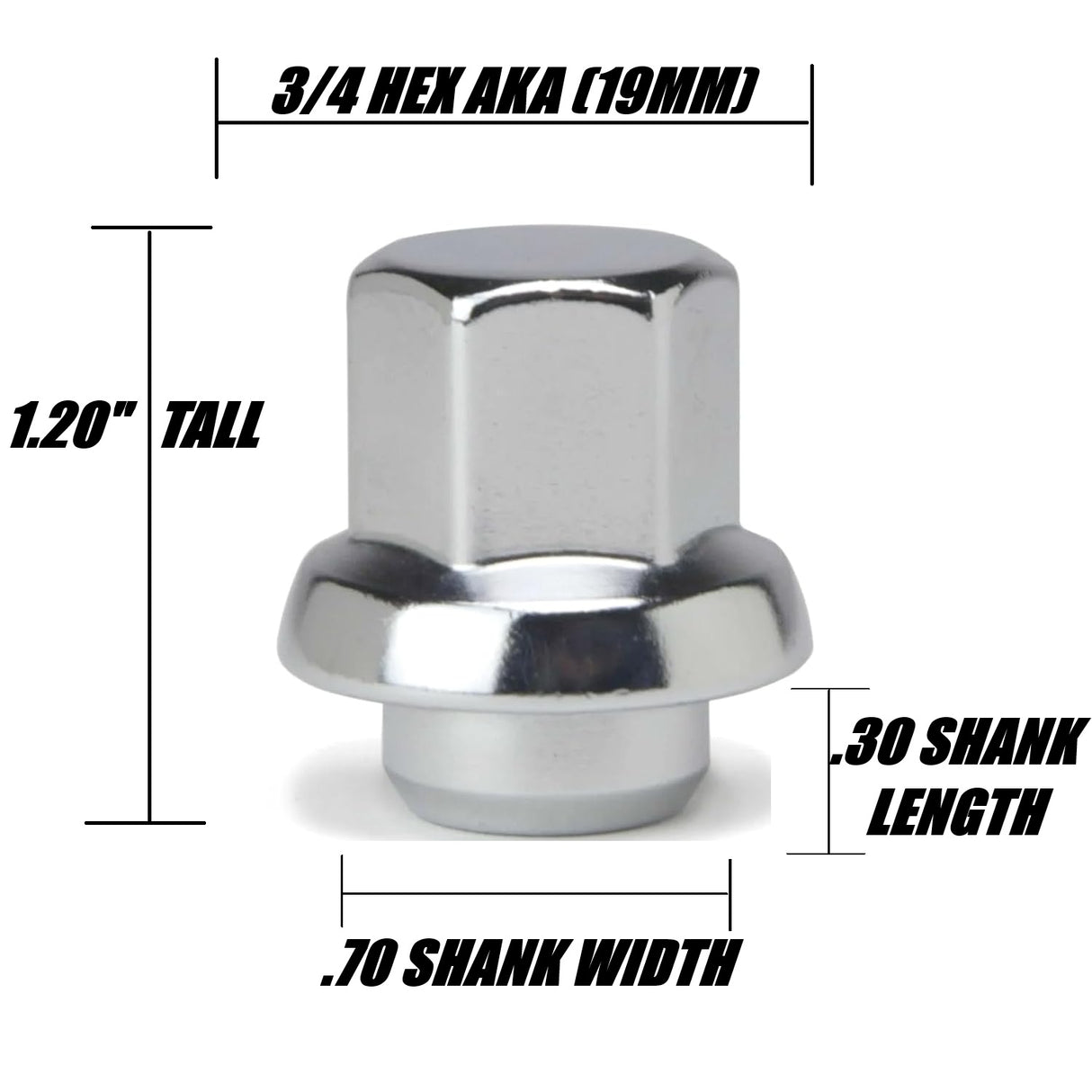 7/16"-20 Snowflake Mag Lug Nuts Fit 1976-1982 Corvette Aluminum Wheels 1977-81 Trans AM Aluminum Snowflake & Turbo wheels & 1978 & 1979 Camaro W Alum Rims | Cold Forged Steel Triple Plated Chrome!